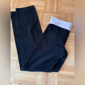 y2k VS Victoria’s Secret foldover low-rise wide-leg long sweatpants